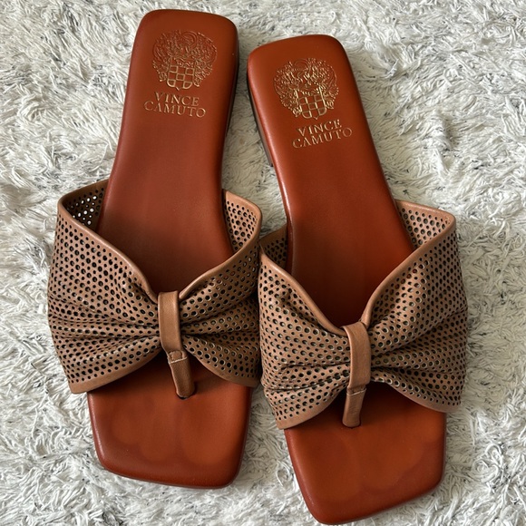 VINCE CUMATO cognac sandal - Picture 2 of 5